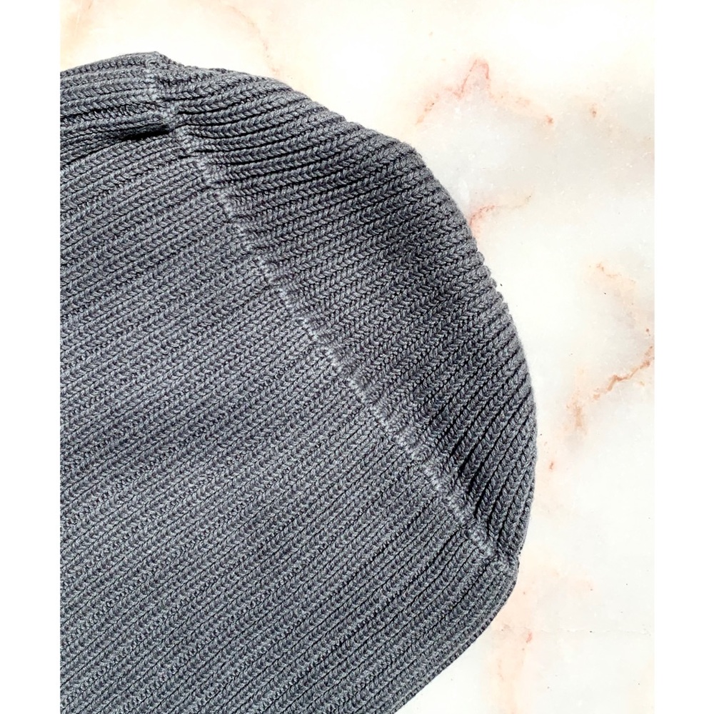 GRAY KNIT BEANIE_GEOFFREY BEENE - Picture 4 of 6